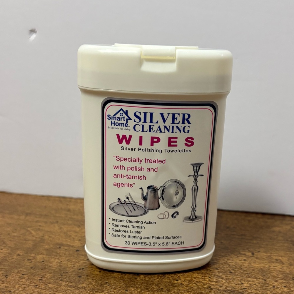 Smart Home Silver Cleaning Wipes 30 Wipes Exp. June 2021 Cl
